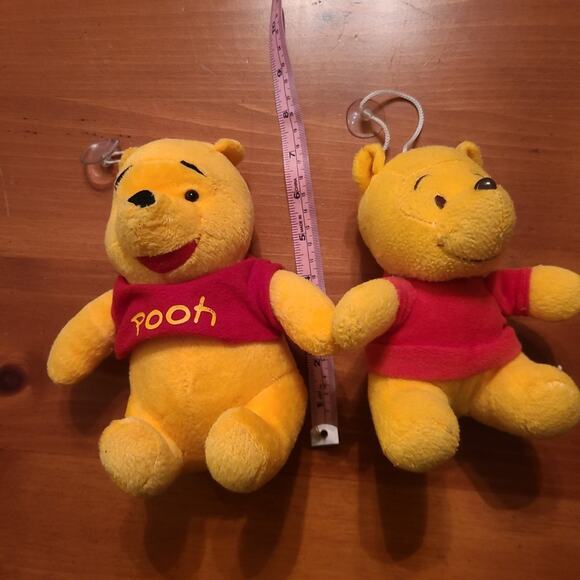 Whinnie the Pooh Bear Plush Car Hangers Keychains Disney - Picture 3 of 3